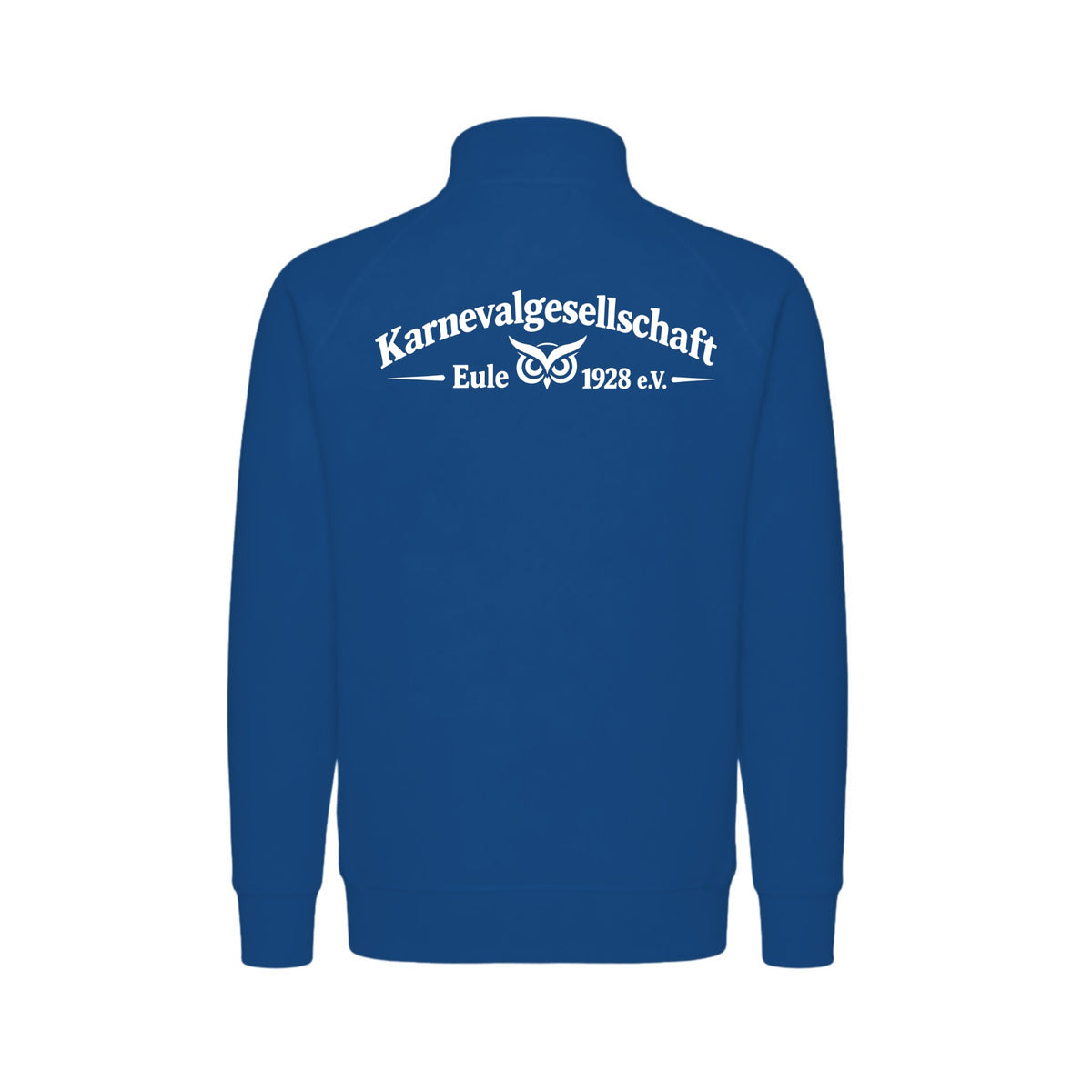 KG Eule Basic Sweatjacke Ulan Roly – Royal Blue – Rückseite