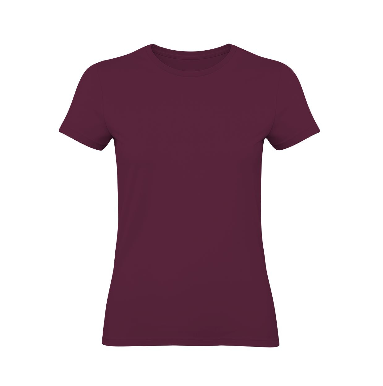 T-Shirt B&C #E190 Damen Burgundy
