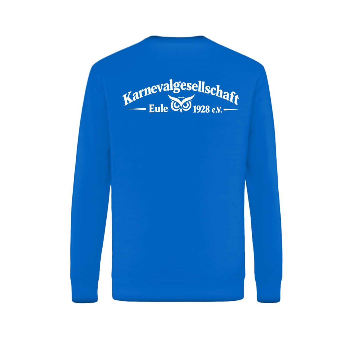 KG Eule Basic Sweat Crewneck BYB – Intense Blue – Rückseite