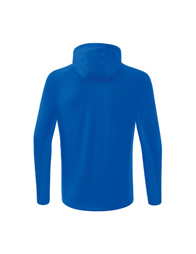 ERIMA LIGA STAR Trainingsjacke mit Kapuze new royal/weiß – Rückansicht