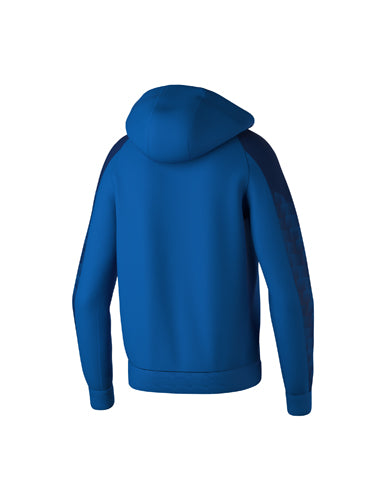 ERIMA EVO STAR Trainingsjacke mit Kapuze new royal/new navy – Rückansicht