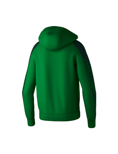 ERIMA EVO STAR Trainingsjacke mit Kapuze smaragd/pine grove – Rückansicht