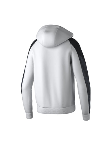 ERIMA EVO STAR Trainingsjacke mit Kapuze weiß/schwarz – Rückansicht