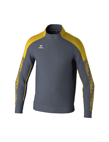 ERIMA EVO STAR Trainingsjacke slate grey/gelb – Vorderansicht