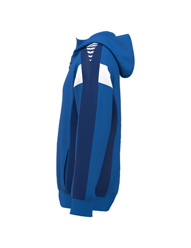 ERIMA CELEBRATE 125 Training Jacket with hood new royal/new navy – Seitenansicht