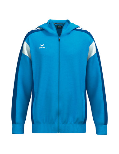 ERIMA CELEBRATE 125 Training Jacket with hood curacao/new royal – Vorderansicht