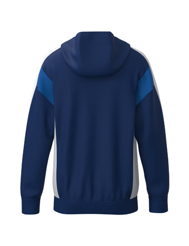 ERIMA CELEBRATE 125 Training Jacket with hood new navy/weiß – Rückansicht