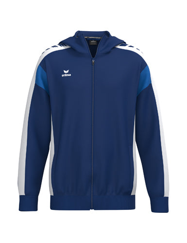 ERIMA CELEBRATE 125 Training Jacket with hood new navy/weiß – Vorderansicht
