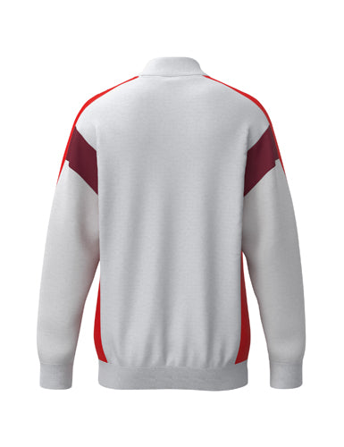 ERIMA CELEBRATE 125 Training Jacket weiß/rot – Rückansicht