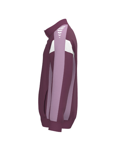 ERIMA CELEBRATE 125 Training Jacket burgundy/lavender – Seitenansicht