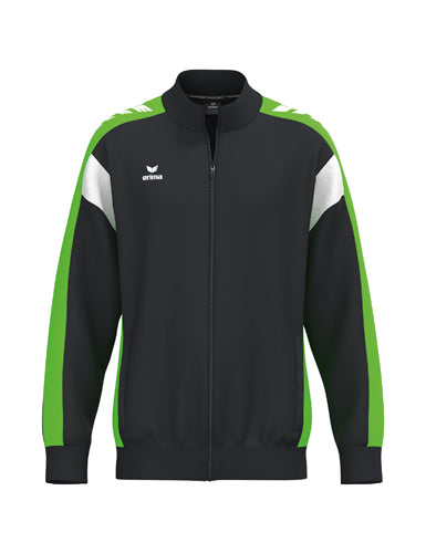 ERIMA CELEBRATE 125 Training Jacket schwarz/green gecko – Vorderansicht