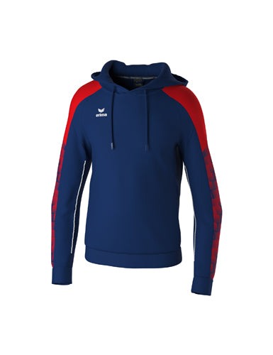 ERIMA EVO STAR Kapuzensweat new navy/rot – Vorderansicht