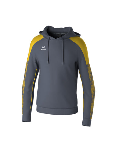 ERIMA EVO STAR Kapuzensweat slate grey/gelb – Vorderansicht