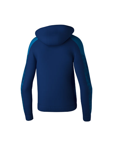 ERIMA EVO STAR Kapuzensweat new navy/mykonos blue – Rückansicht
