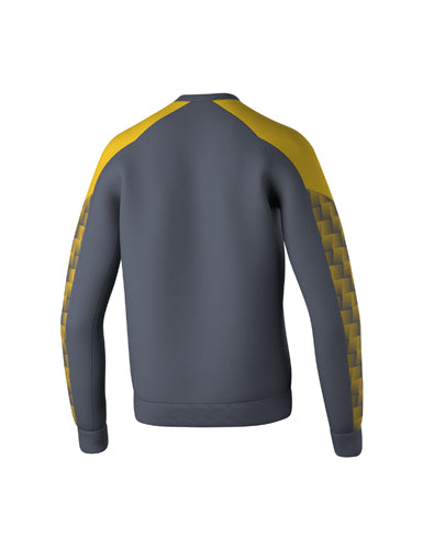 ERIMA EVO STAR Sweatshirt slate grey/gelb – Rückansicht
