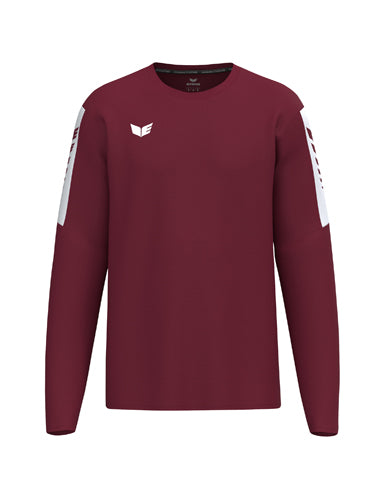ERIMA INTRO Sweatshirt bordeaux – Vorderansicht