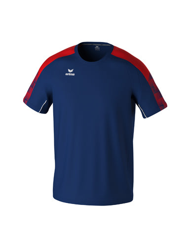 ERIMA EVO STAR T-Shirt new navy/rot – Vorderansicht