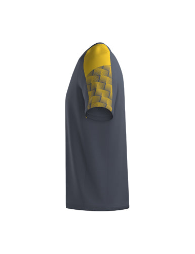 ERIMA EVO STAR T-Shirt slate grey/gelb – Seitenansicht