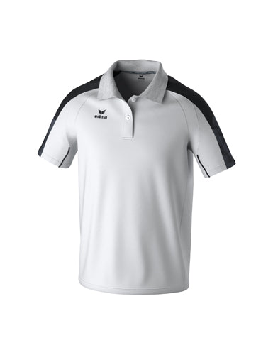 ERIMA EVO STAR Poloshirt weiß/schwarz – Vorderansicht
