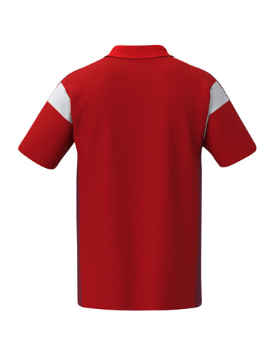 ERIMA CELEBRATE 125 Poloshirt function rot/new bordeaux – Rückansicht