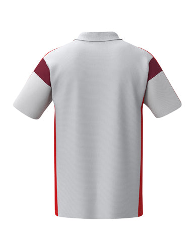 ERIMA CELEBRATE 125 Poloshirt function weiß/rot – Rückansicht