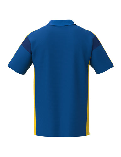 ERIMA CELEBRATE 125 Poloshirt function new royal/gelb – Rückansicht