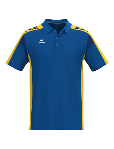 ERIMA CELEBRATE 125 Poloshirt function new royal/gelb – Vorderansicht