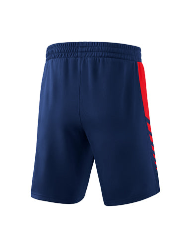 ERIMA Six Wings Worker Shorts new navy/rot – Rückansicht