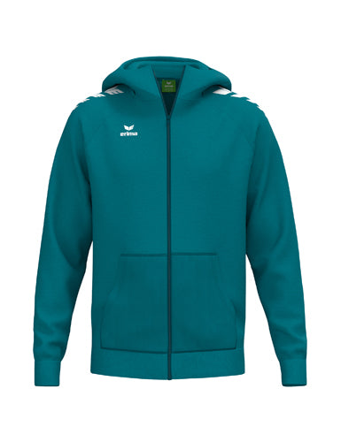 ERIMA CMPT Wings Hoody Jacket tahitian blue – Vorderansicht