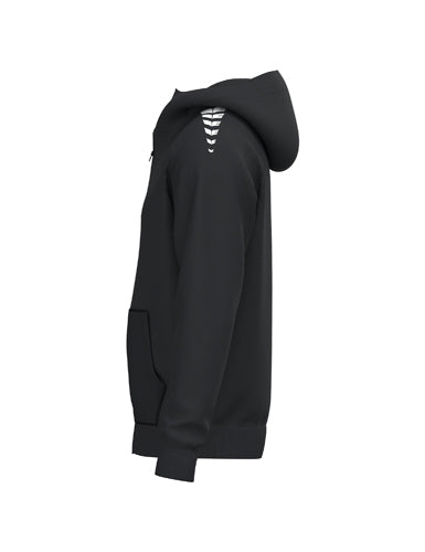 ERIMA CMPT Wings Hoody Jacket schwarz – Seitenansicht