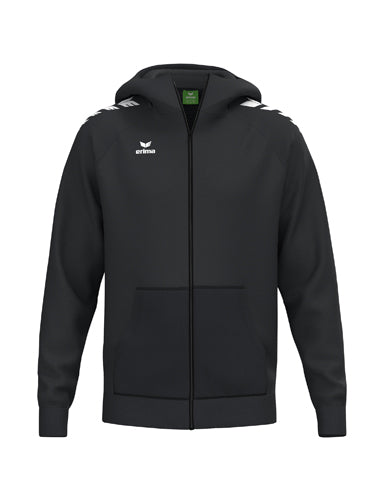 ERIMA CMPT Wings Hoody Jacket schwarz – Vorderansicht
