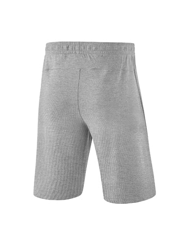 ERIMA Essential Sweatshorts hellgrau melange – Rückansicht