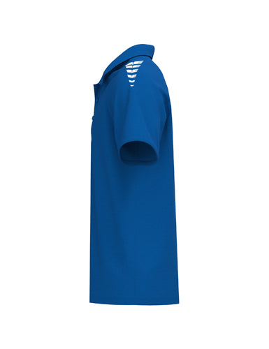 ERIMA CMPT Wings Poloshirt new royal/weiß – Seitenansicht