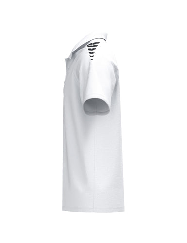ERIMA CMPT Wings Poloshirt weiß/schwarz – Seitenansicht