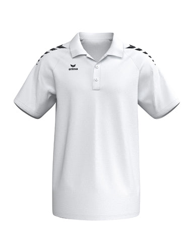 ERIMA CMPT Wings Poloshirt weiß/schwarz – Vorderansicht