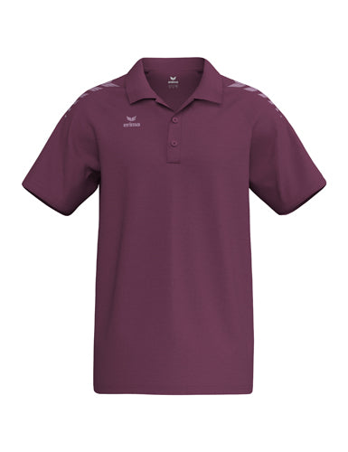 ERIMA CMPT Wings Poloshirt burgundy/lavender – Vorderansicht