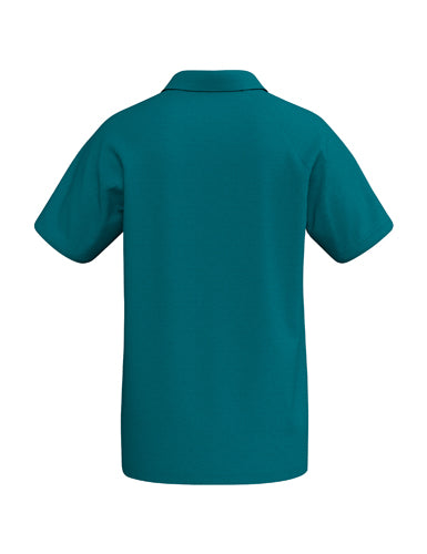 ERIMA CMPT Wings Poloshirt tahitian blue/mint – Rückansicht
