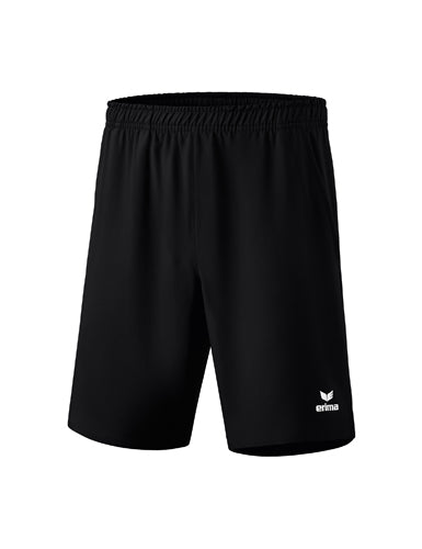 ERIMA Tennis Shorts schwarz – Vorderansicht