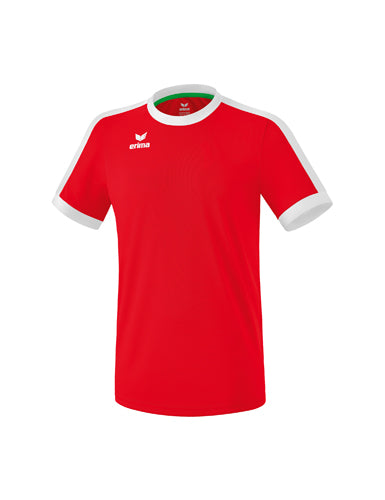 ERIMA Retro Star Trikot rot/weiß – Vorderansicht