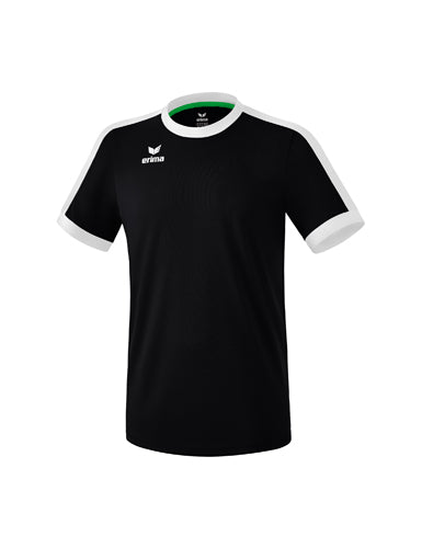 ERIMA Retro Star Trikot schwarz/weiß – Vorderansicht