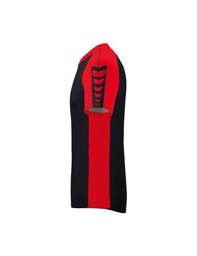ERIMA Six Wings Trikot schwarz/rot – Seitenansicht