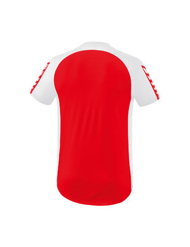 ERIMA Six Wings Trikot rot/weiß – Rückansicht