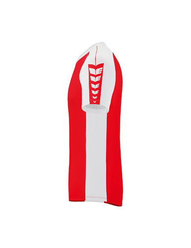 ERIMA Six Wings Trikot rot/weiß – Seitenansicht