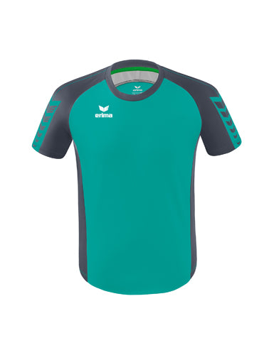 ERIMA Six Wings Trikot columbia/slate grey – Vorderansicht