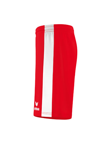 ERIMA Retro Star Shorts rot/weiß – Seitenansicht