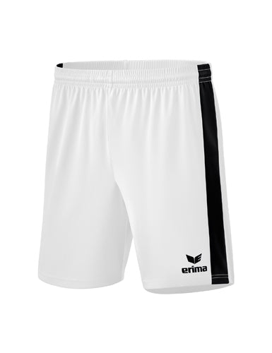 ERIMA Retro Star Shorts weiß/schwarz – Vorderansicht