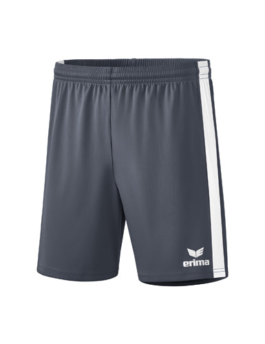 ERIMA Retro Star Shorts slate grey/weiß – Vorderansicht