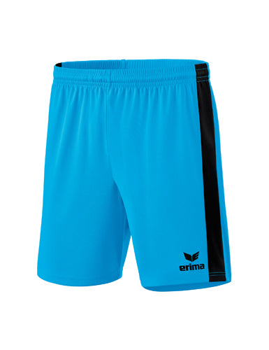 ERIMA Retro Star Shorts curacao/schwarz – Vorderansicht