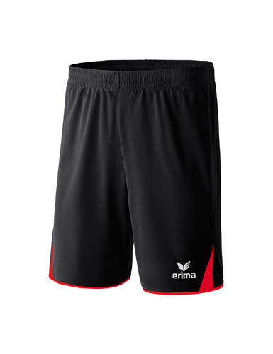 ERIMA CLASSIC 5-C Shorts schwarz/rot – Vorderansicht