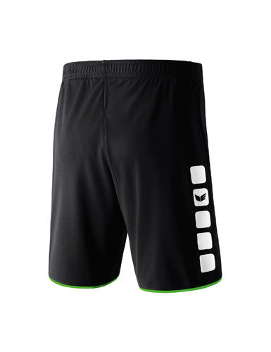 ERIMA CLASSIC 5-C Shorts schwarz/green – Rückansicht